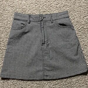 plaid skirt